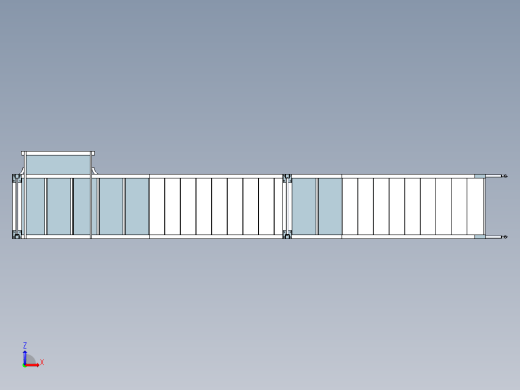 楼梯天桥梯结构 Staircase缩略图