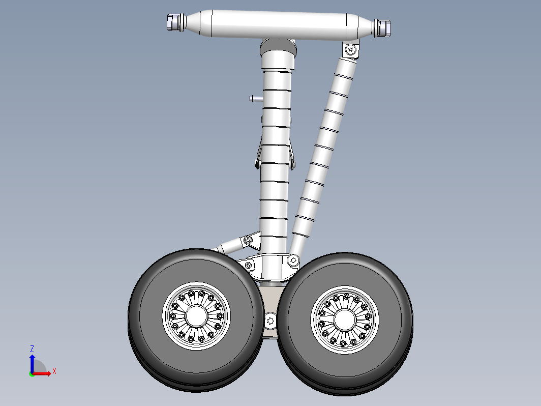 飞机起落架  boeing-747-main-landing-gear STP