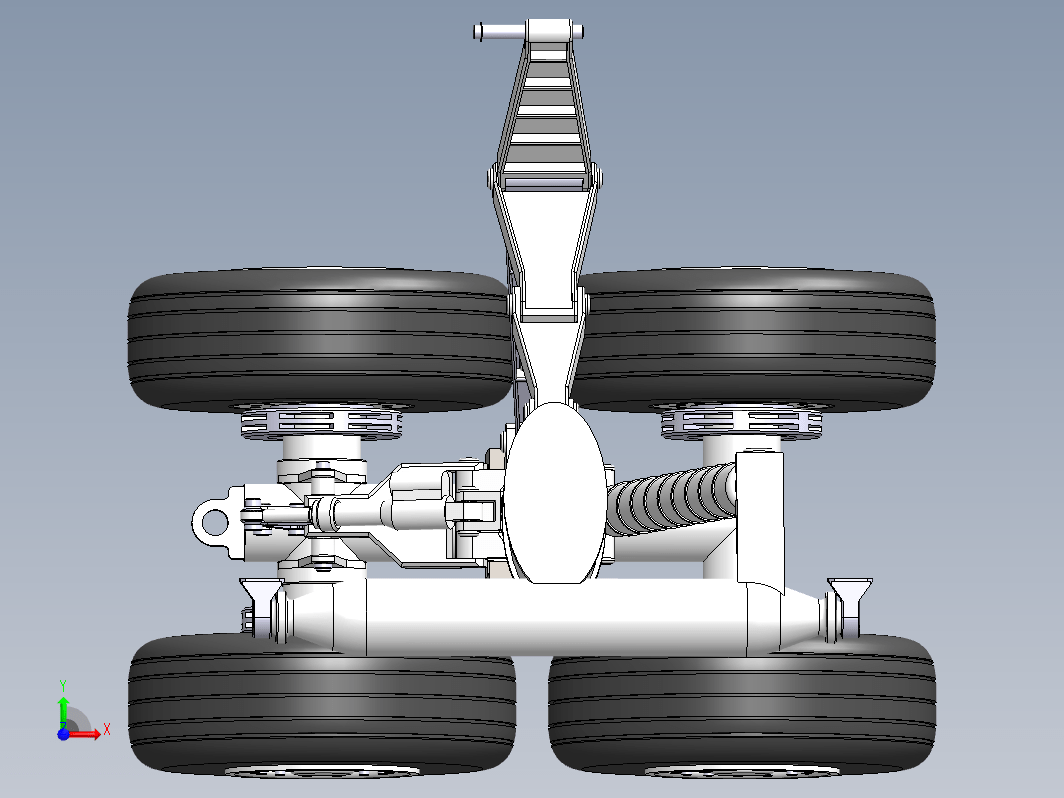 飞机起落架  boeing-747-main-landing-gear STP