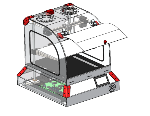 3D Print machine 3D打印机结构缩略图