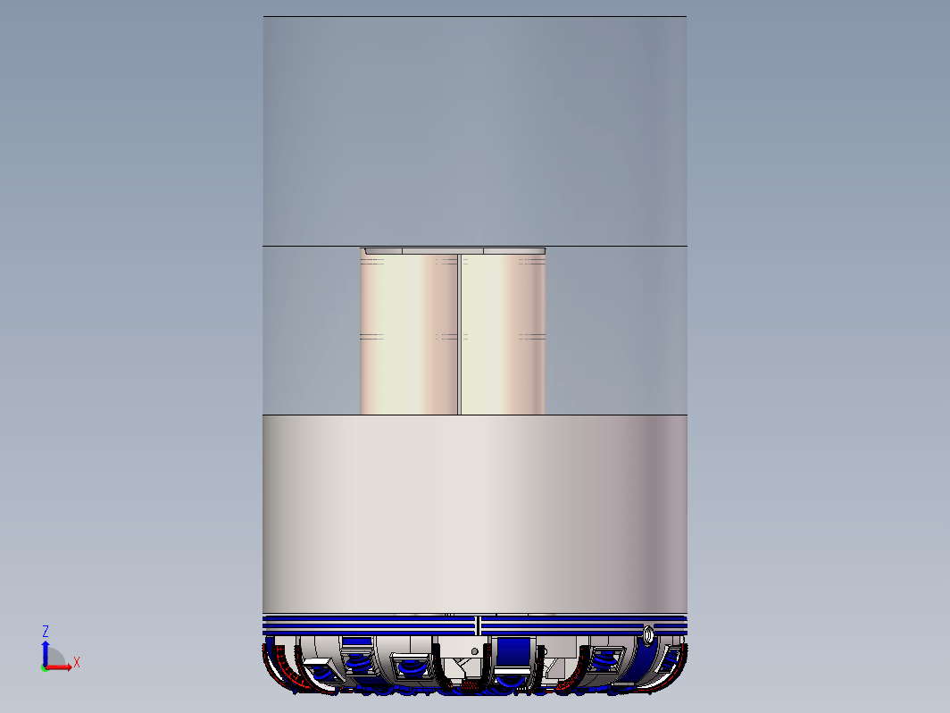 超详细的盾构机设计模型(包括刀盘等内部结构)