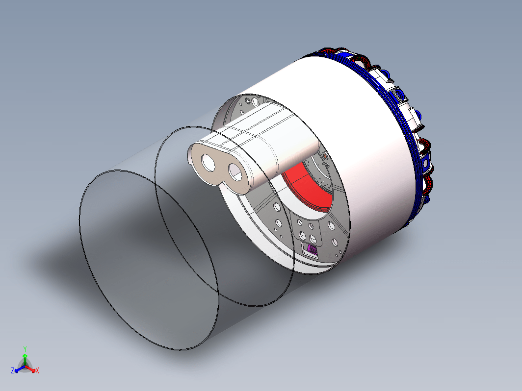 超详细的盾构机设计模型(包括刀盘等内部结构)