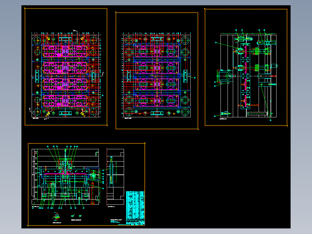 模具结构图—008-1前模行位