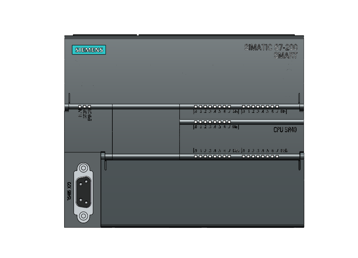 S7-200 SMART, CPU SR40, CPU, ACDCRELAIS, 24DI16DO