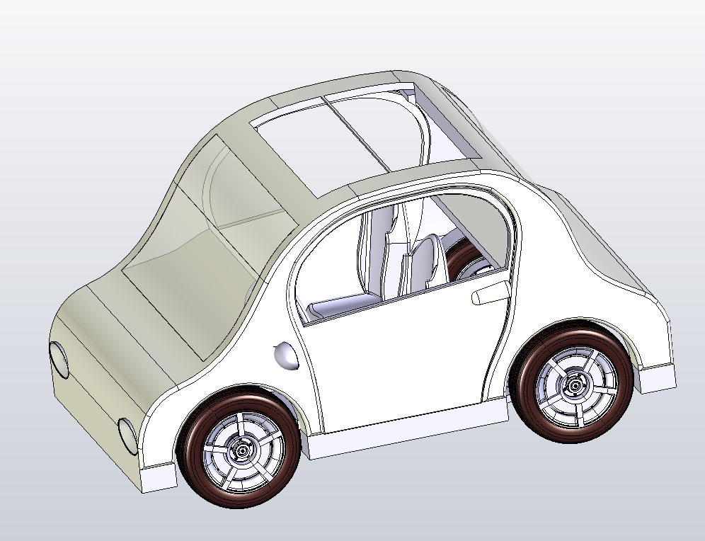 小型电动汽车轮毂电机及转向系统设计CAD+说明