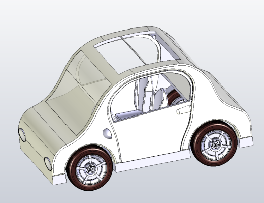 小型电动汽车轮毂电机及转向系统设计CAD+说明缩略图
