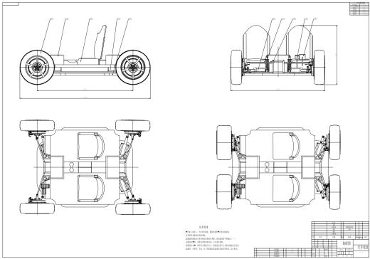 小型电动汽车轮毂电机及转向系统设计CAD+说明缩略图