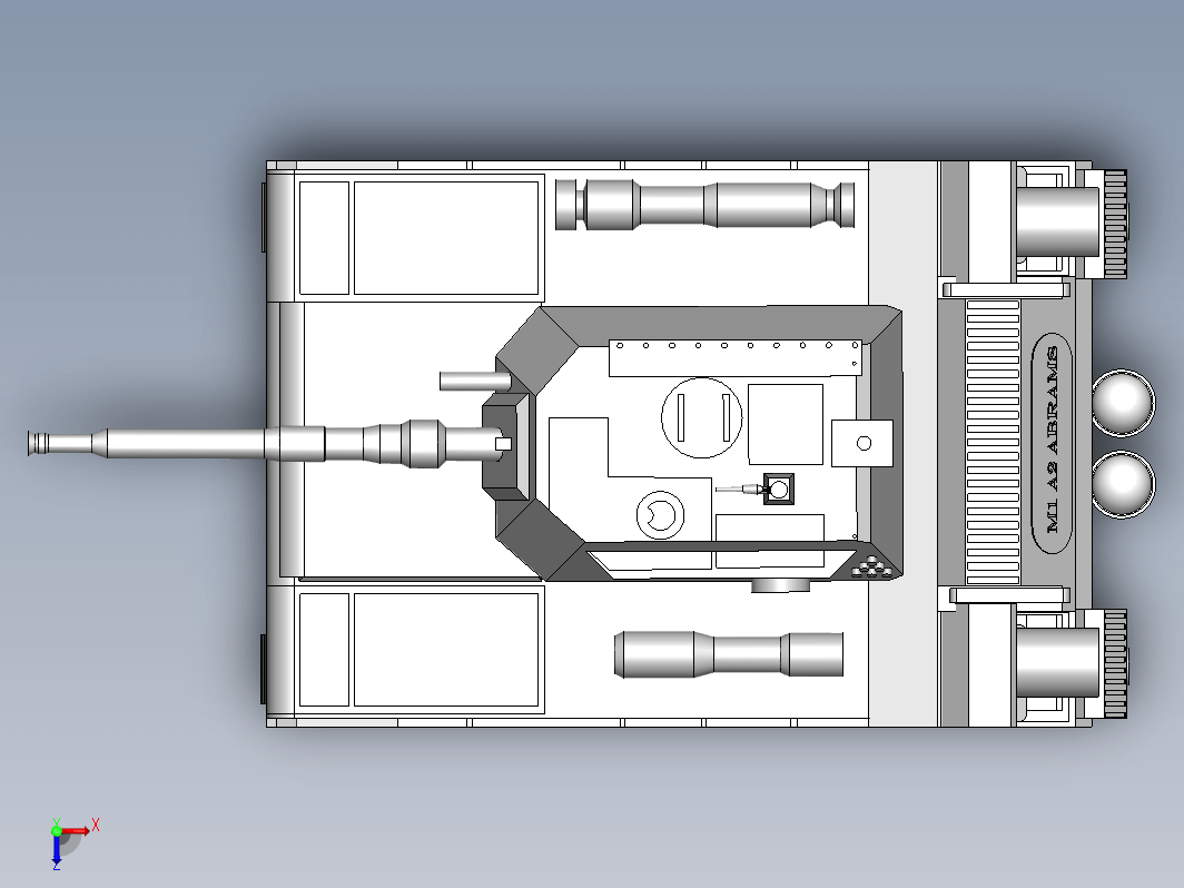 M1A2 Abrams美国主战坦克