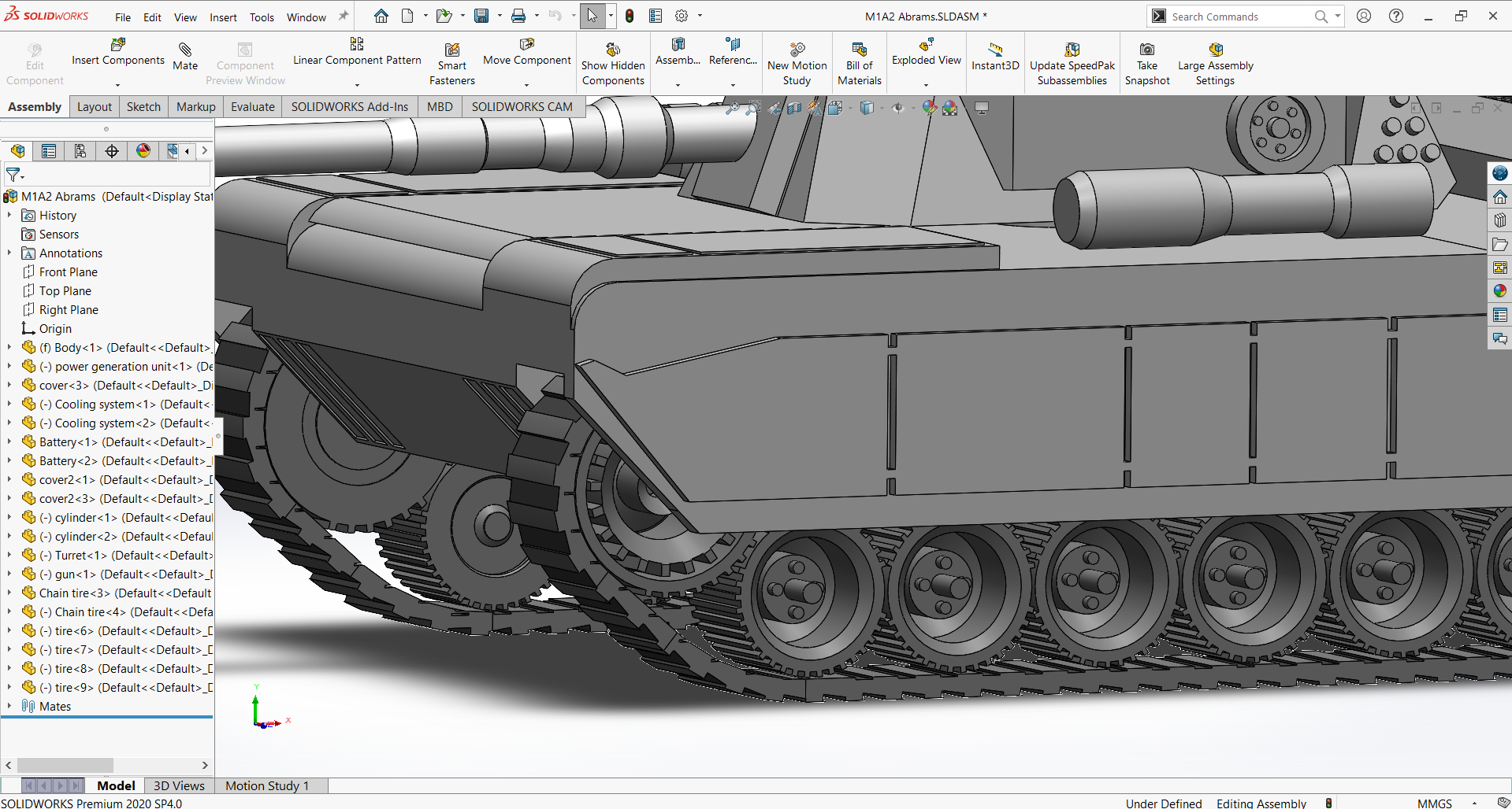 M1A2 Abrams美国主战坦克