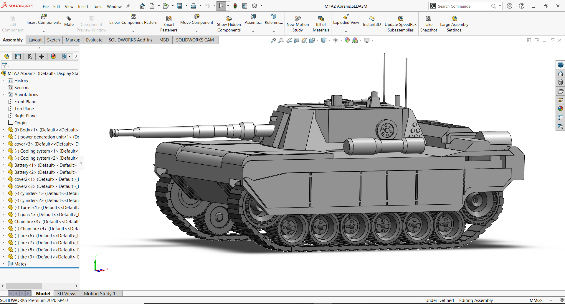 M1A2 Abrams美国主战坦克