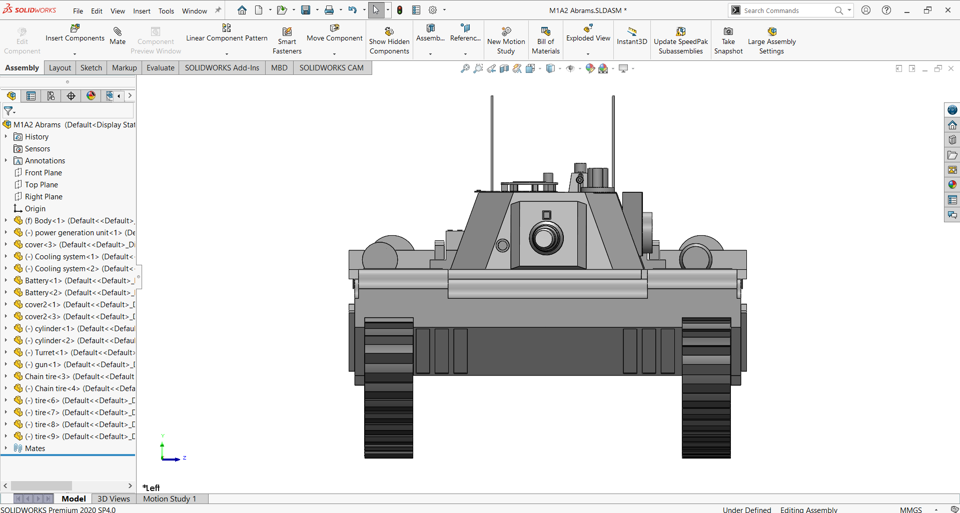 M1A2 Abrams美国主战坦克