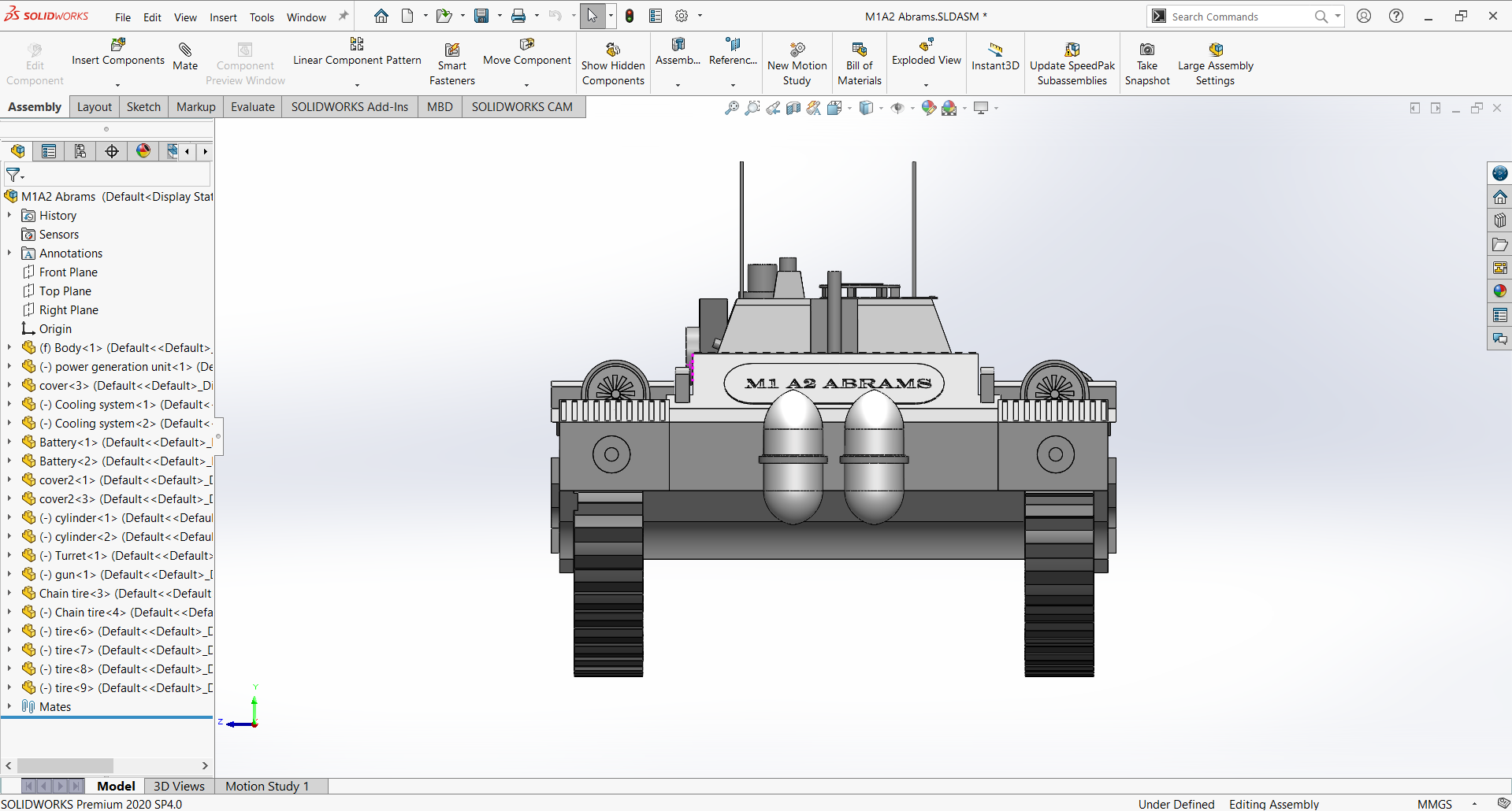 M1A2 Abrams美国主战坦克