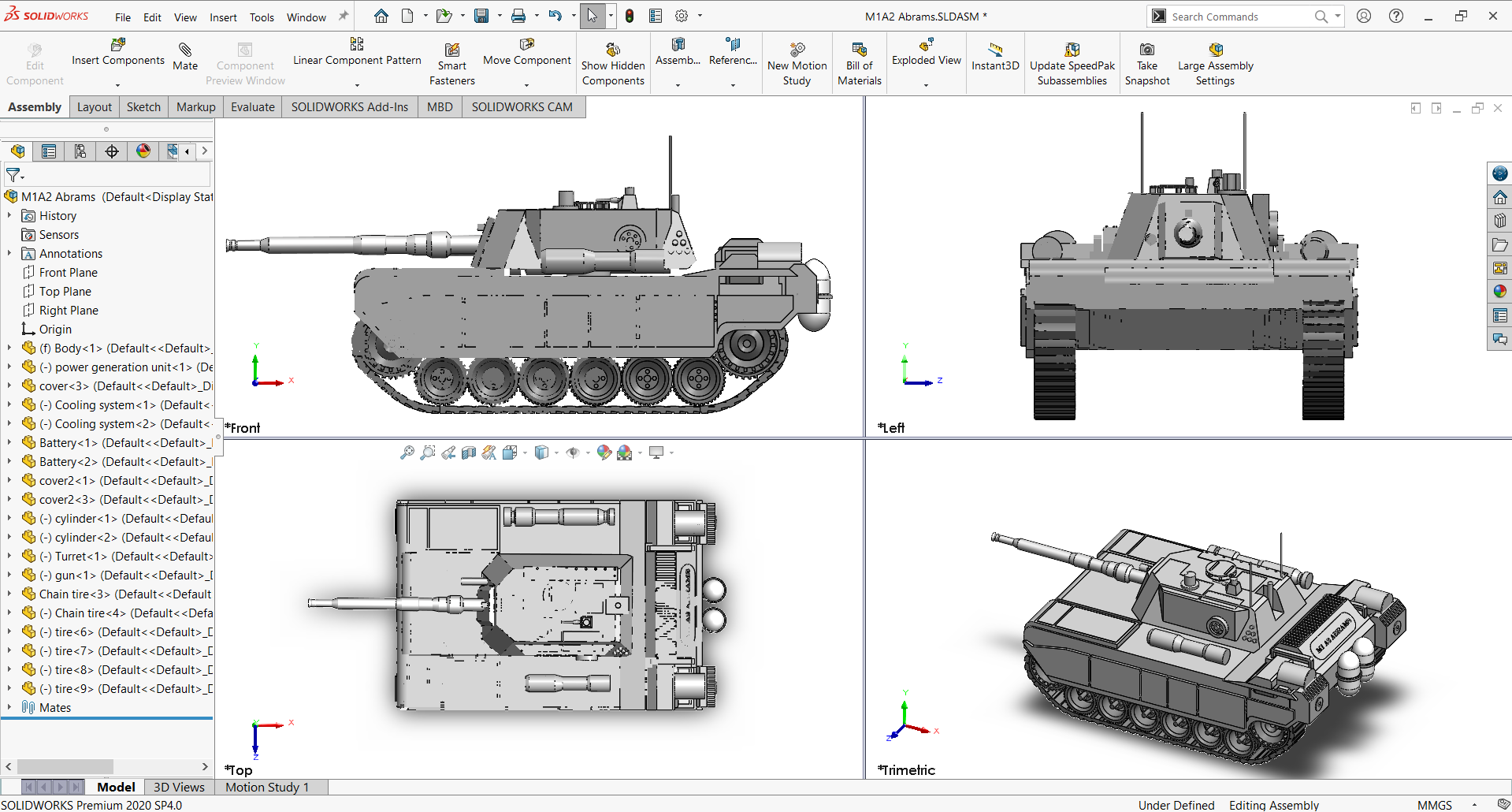 M1A2 Abrams美国主战坦克