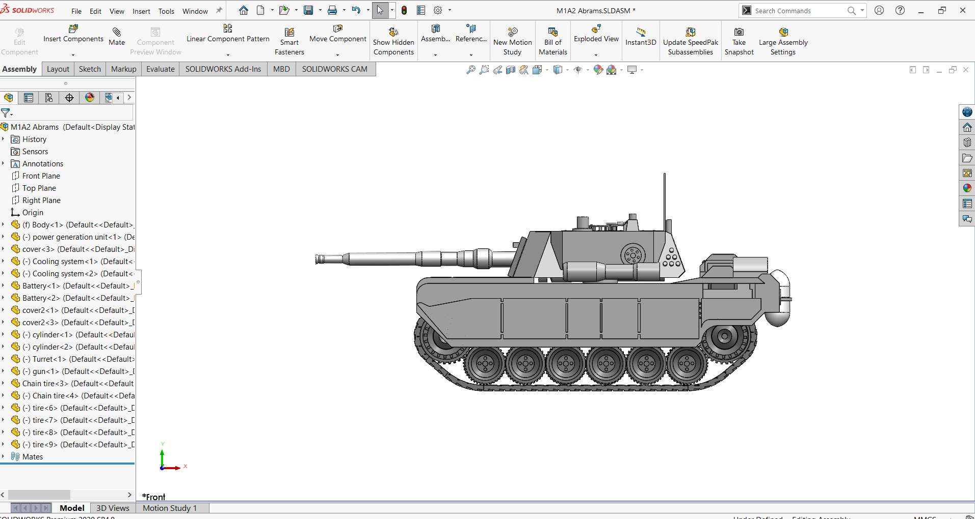 M1A2 Abrams美国主战坦克