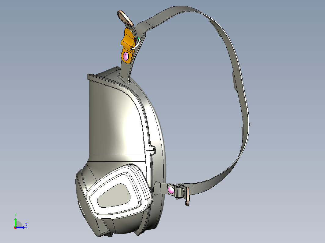 3M 6000 serie面罩模型