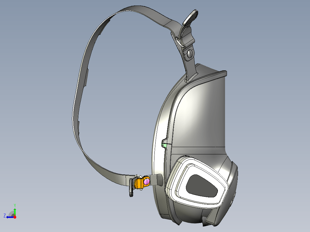 3M 6000 serie面罩模型