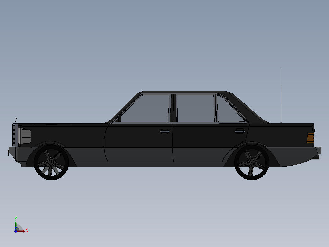 mercedes-w126-300-sel-梅赛德斯奔驰塞勒