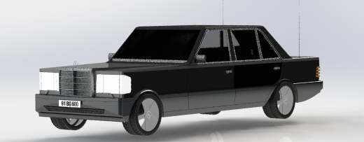 mercedes-w126-300-sel-梅赛德斯奔驰塞勒缩略图