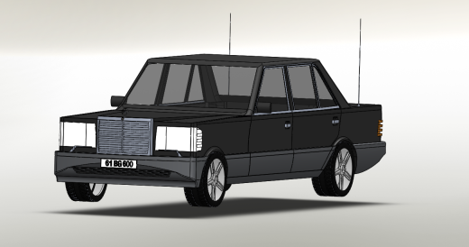 mercedes-w126-300-sel-梅赛德斯奔驰塞勒缩略图