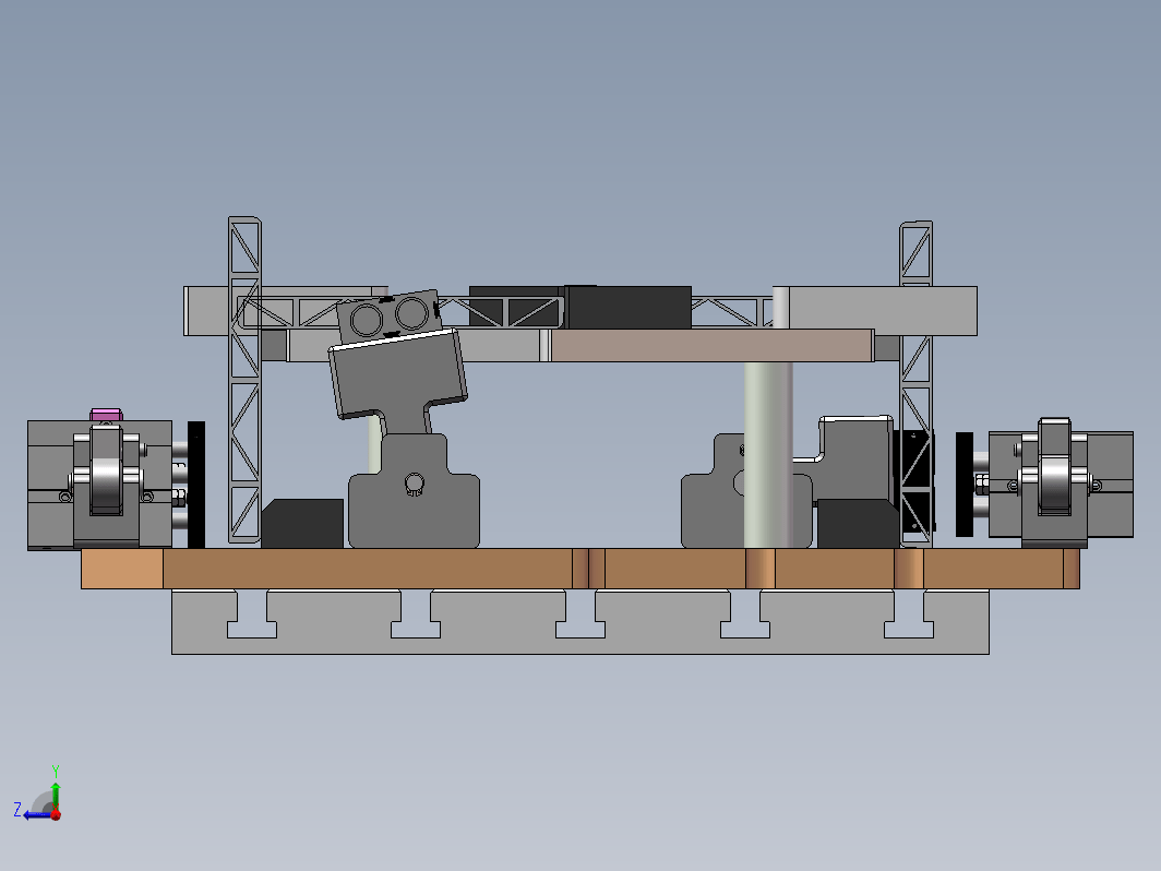 CNC机床加工矩形铝型材加工设计的充电桩2D+3D改工装夹具，手动旋转气缸位置