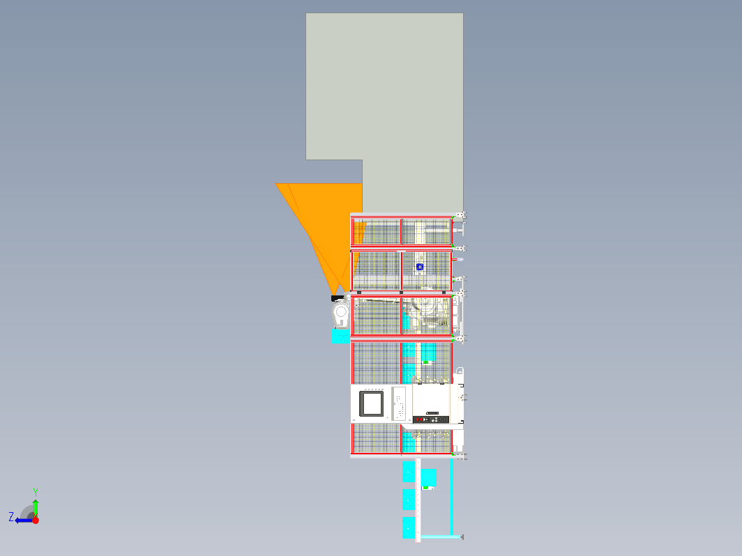 机器人自动化上下料缸体到打磨专机上，配套3D视觉系统