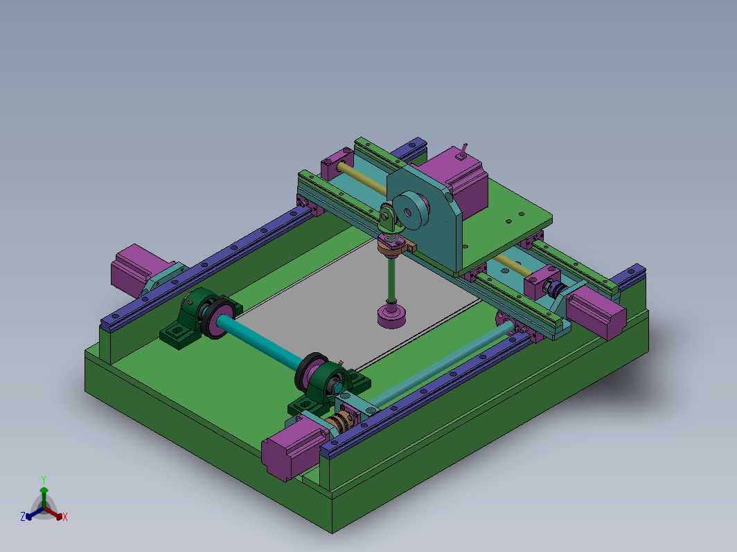 自动印章机设计三维SW2014带参+CAD+说明书