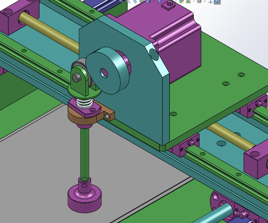 自动印章机设计三维SW2014带参+CAD+说明书