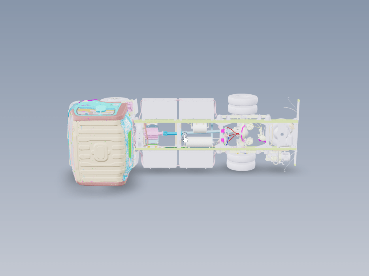 吉利N203电动轻卡模型