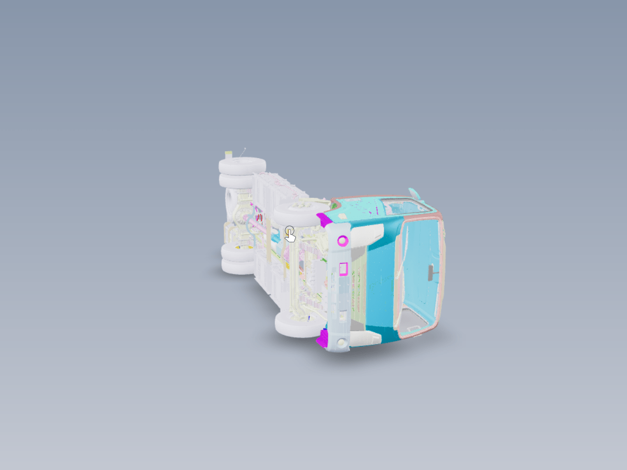 吉利N203电动轻卡模型