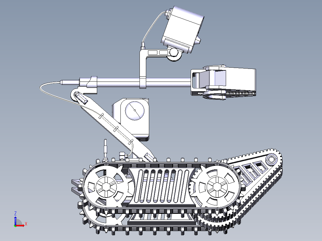 Military侦察机器人