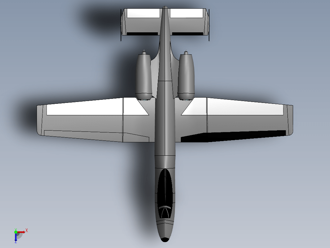 简易Thunderbolt II A-10攻击机