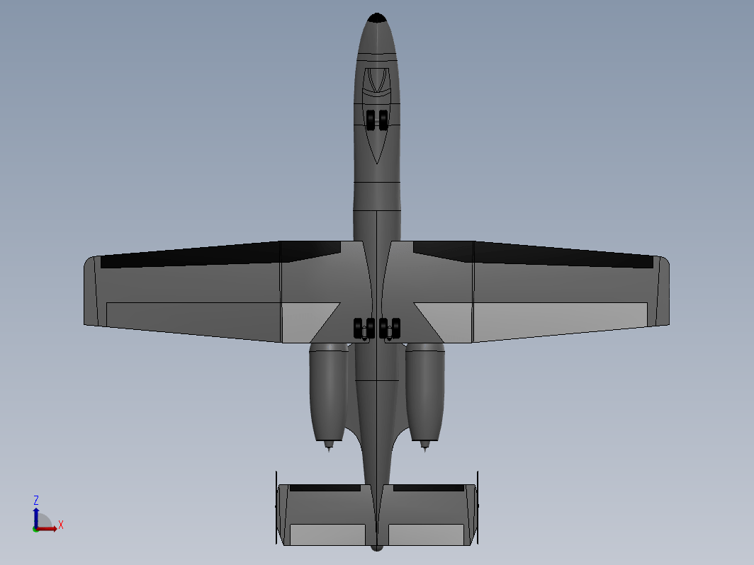 简易Thunderbolt II A-10攻击机