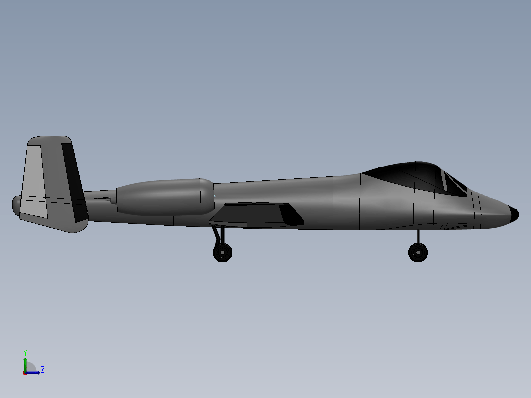 简易Thunderbolt II A-10攻击机