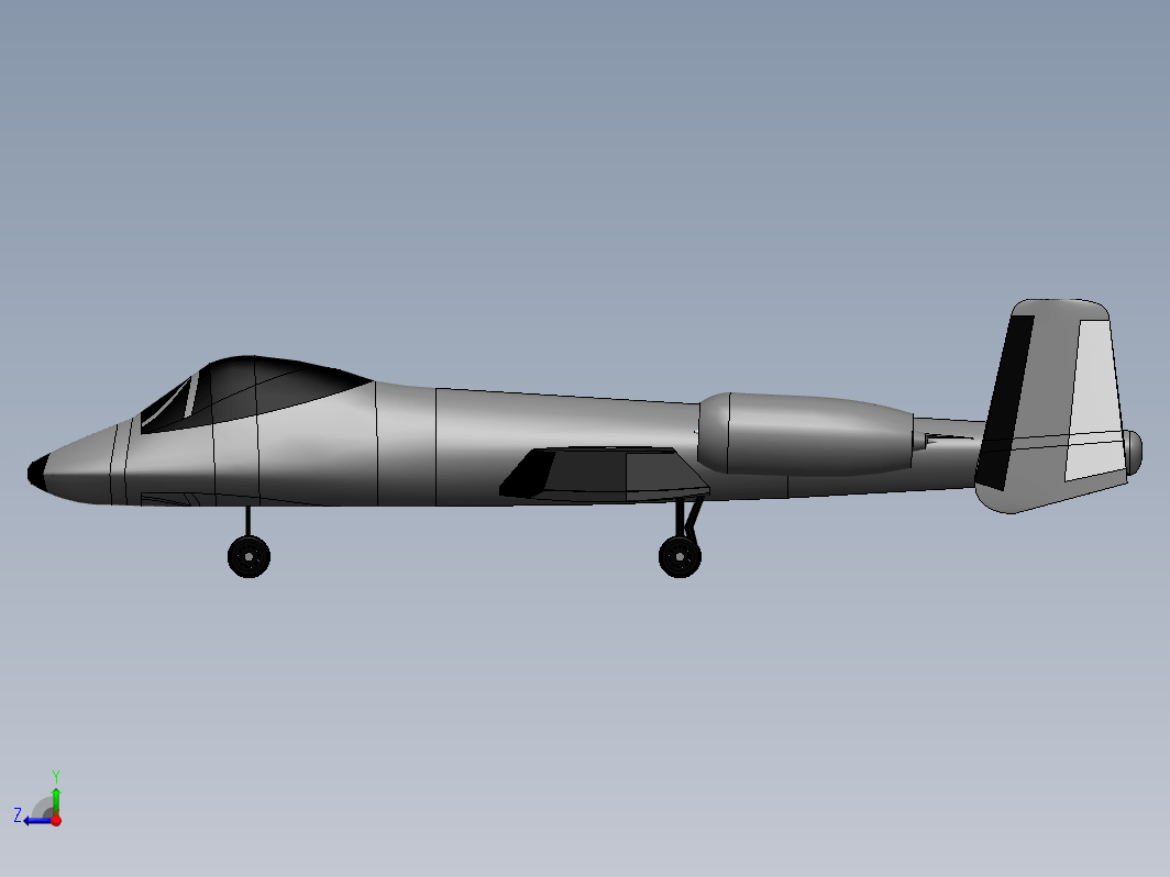 简易Thunderbolt II A-10攻击机