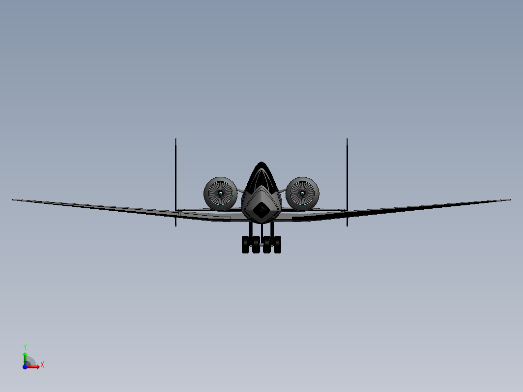 简易Thunderbolt II A-10攻击机