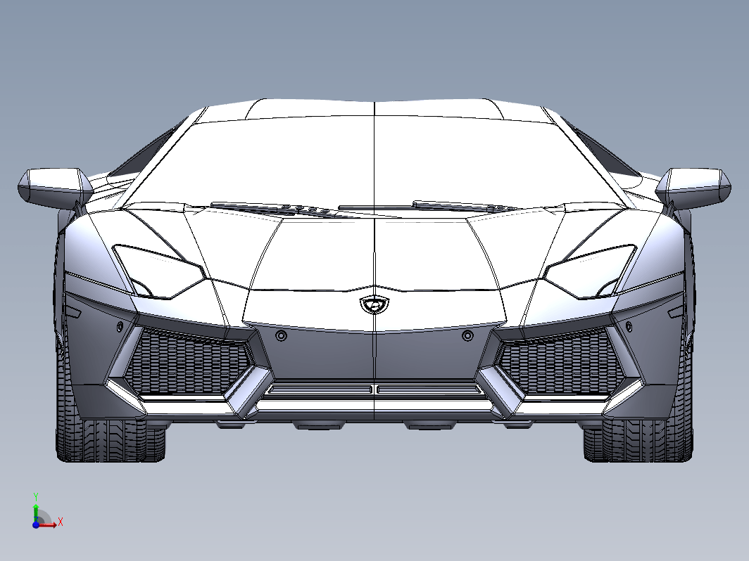 Lamborghini Aventador lp700跑车