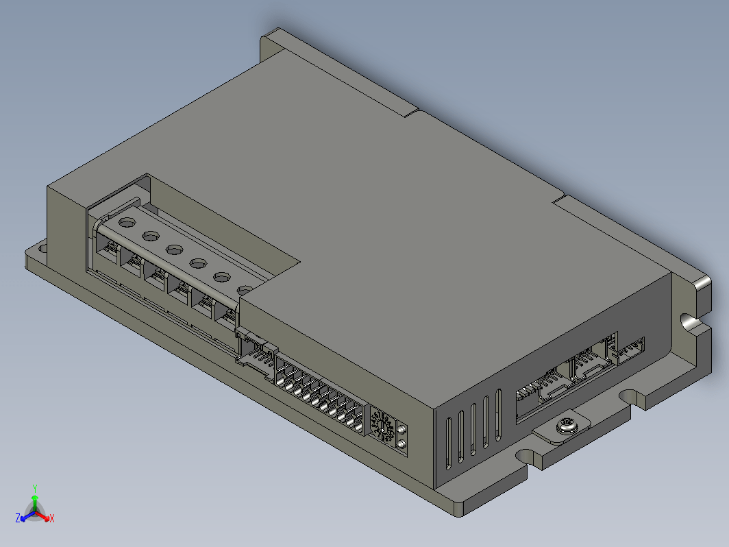 雷赛LD2-CAN系列驱动器3D图纸