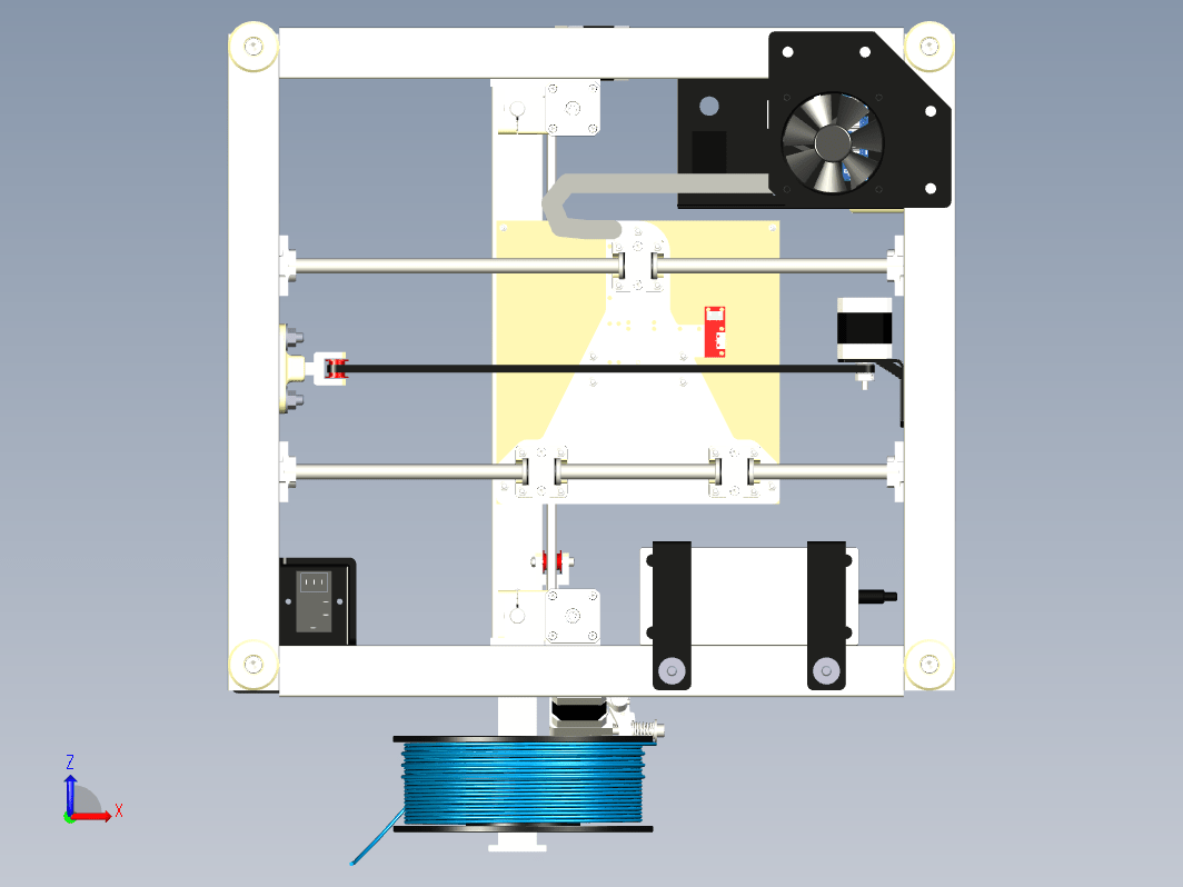 3D打印机3d-printer-zlepek-2.0 STP