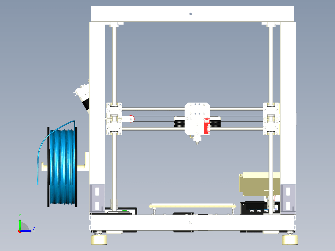 3D打印机3d-printer-zlepek-2.0 STP