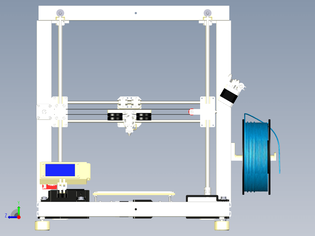 3D打印机3d-printer-zlepek-2.0 STP