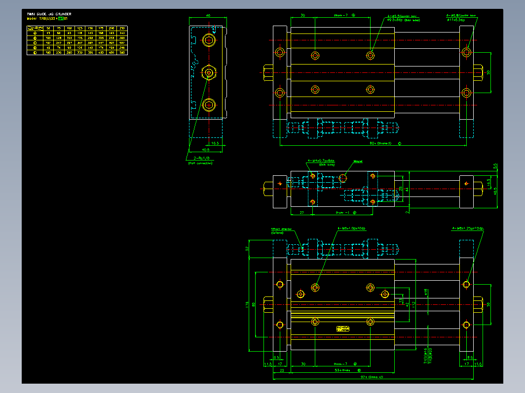 气缸 TXB(U)32