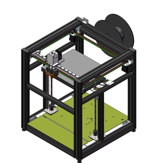 corexy 3d打印机三维SW2016带参缩略图