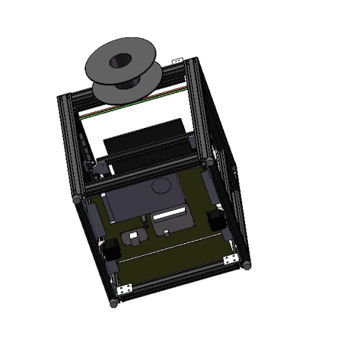 corexy 3d打印机三维SW2016带参缩略图