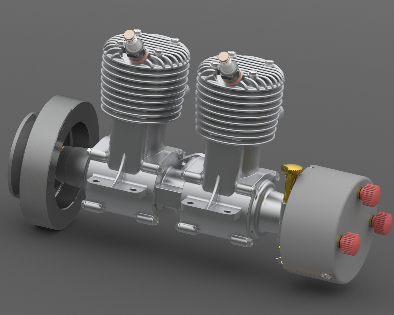 ETW-Cherub 10cc双二冲程发动机