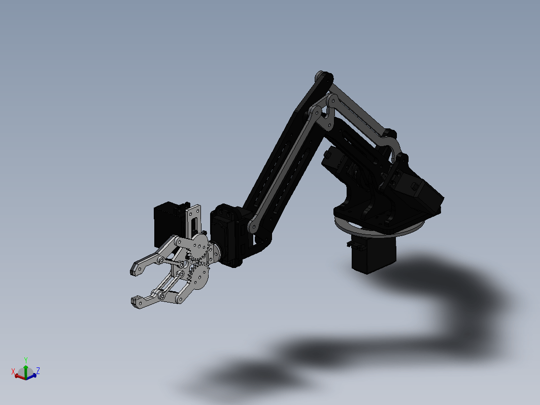 机器人手臂4DOF带有伺服电机MG995