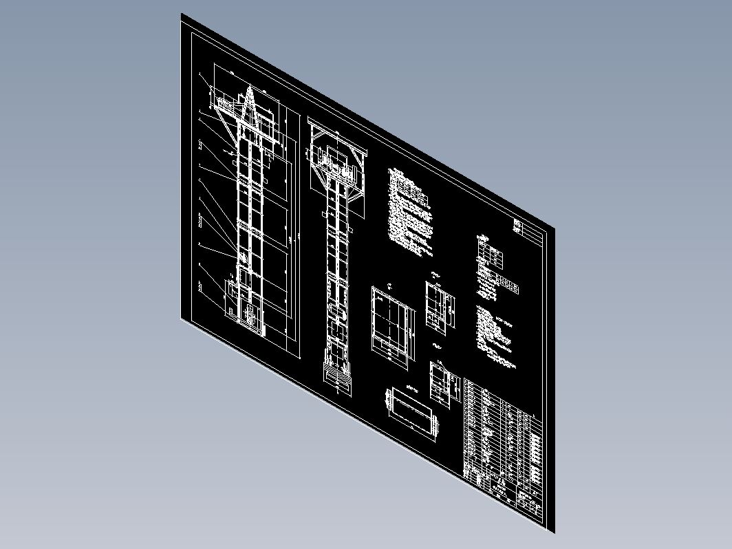 NBH450H 高速斗式提升机装配图