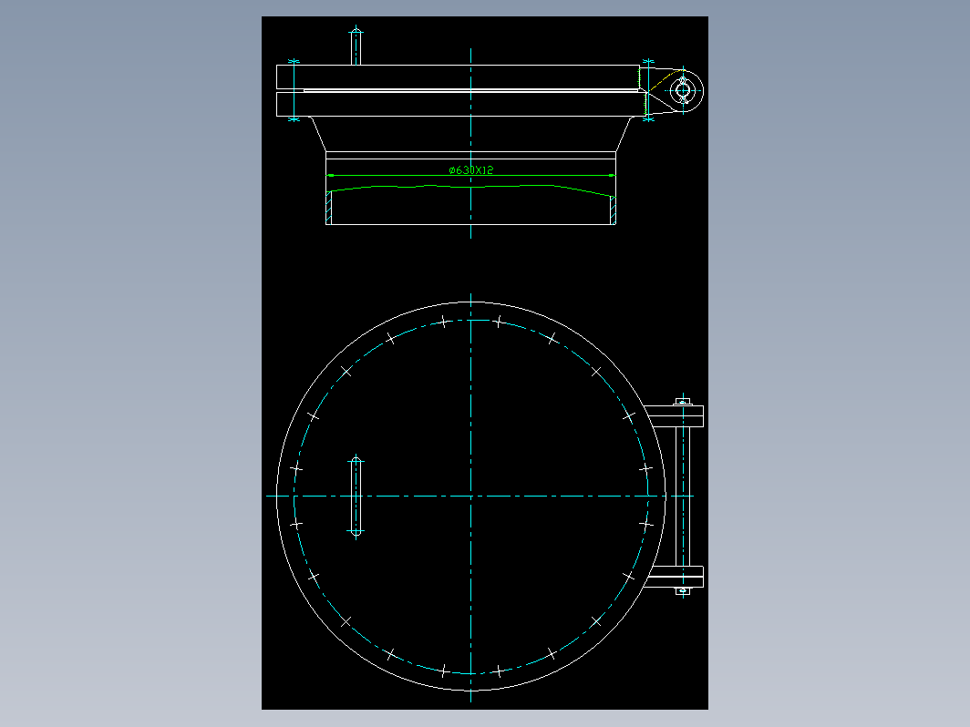 HG21518-95回转盖带颈对焊法兰人孔 A-RF-600-2.5