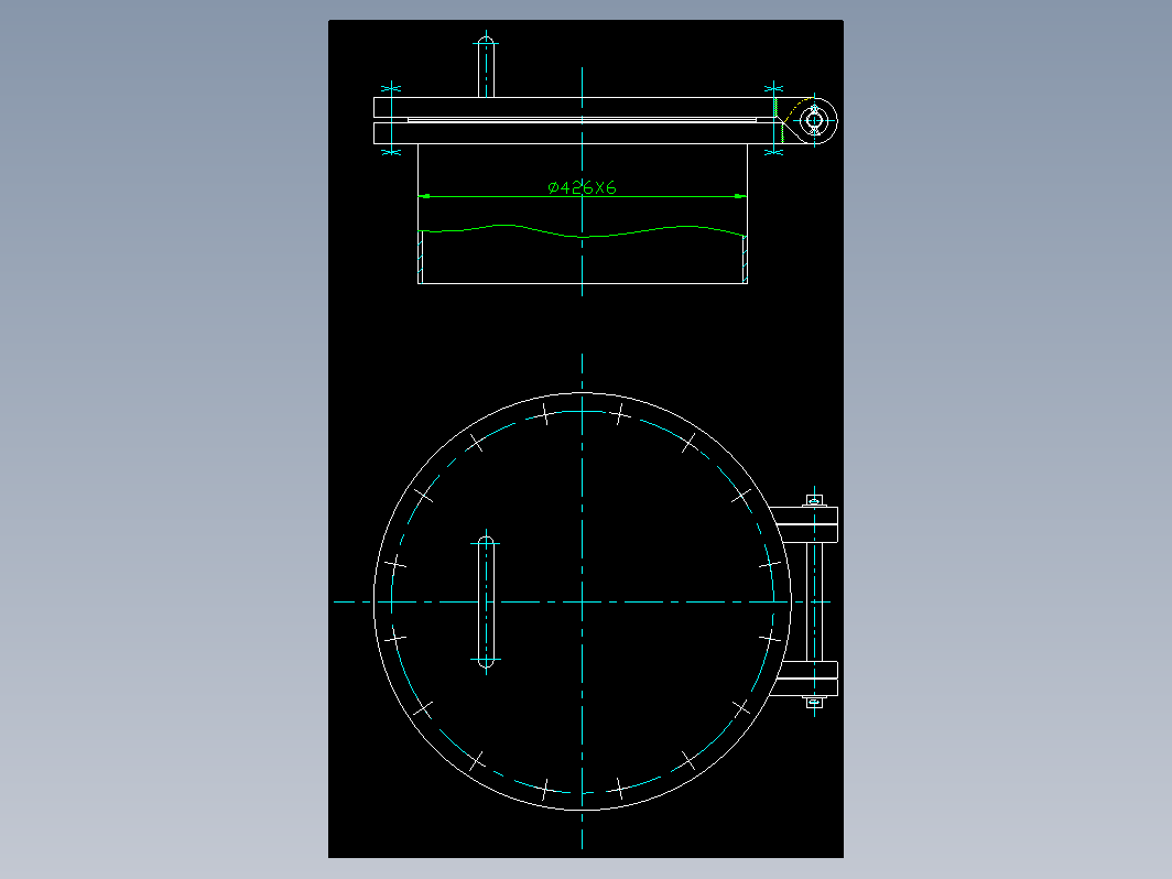 HG21516-95回转盖板式平焊法兰人孔 A-400-0.6