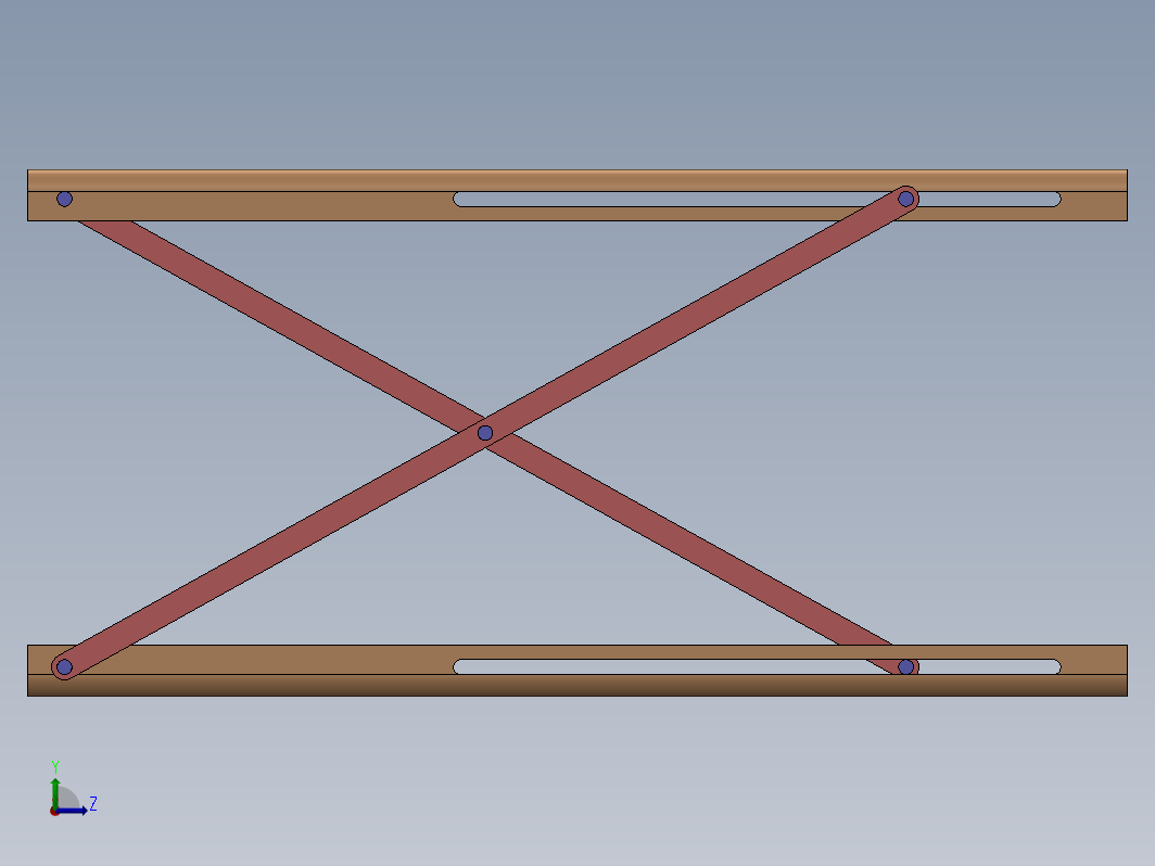 Solidworks 中的剪刀式升降机构