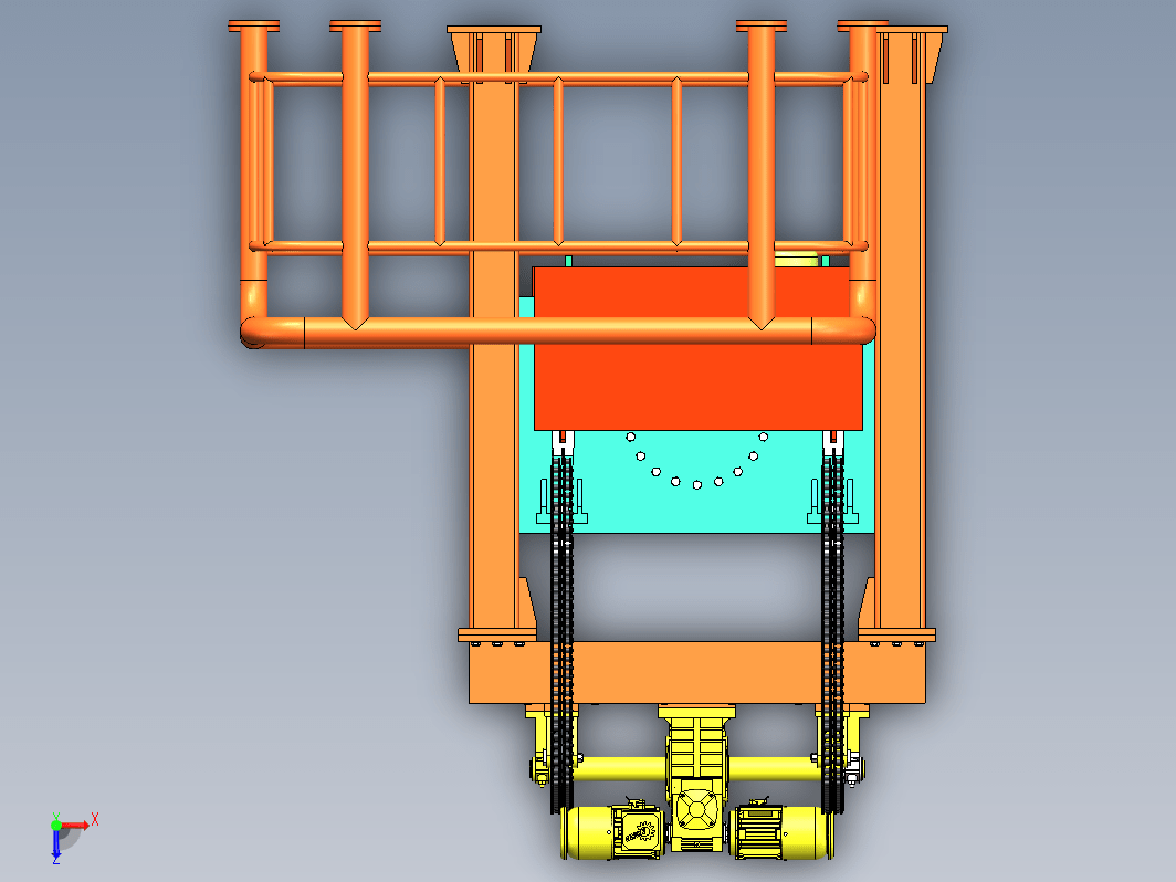 底盘焊接翻转机3D图纸 E692